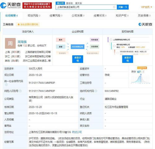 顺丰关联公司上海布局新业务，拓展租赁与咨询服务